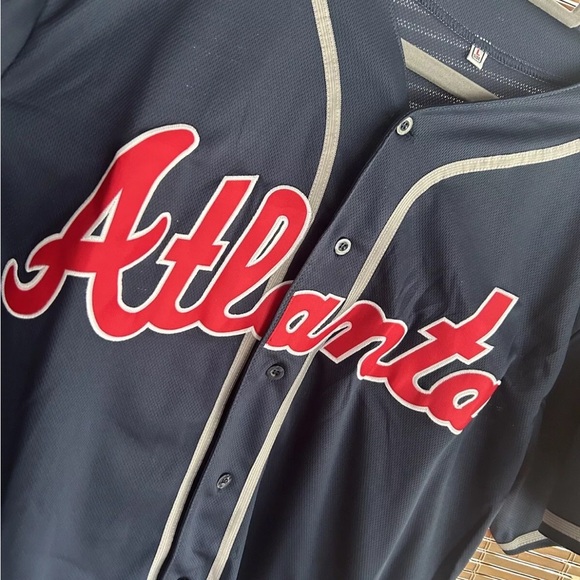 Acuña Jr. Men's Atlanta Braves # 13 Baseball Jersey, Retro Baseball Shirt Large - Picture 6 of 7
